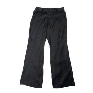 Laundry by Shelli Segal Linen Blend Wide Leg High Rise Pants Size 14 #1277